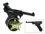 Luger P08 - 4in. Black